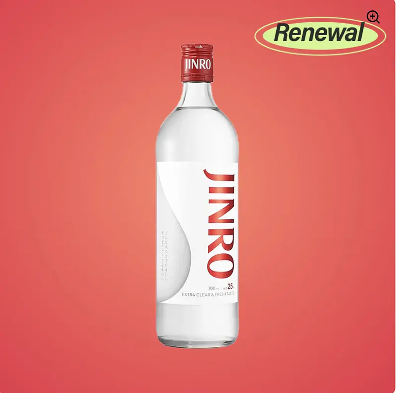 [진로] 가성비 좋은 소주 진로24 Hite Jinro soju 24% 700ml (renewal)