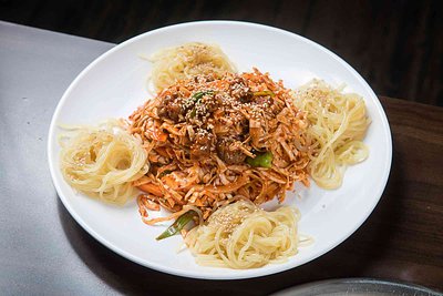 오뱅이 (오징어+골뱅이+쫄면사리)